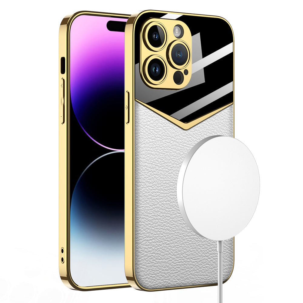 GKK galvanické pouzdro na telefon pro iPhone 14 Pro Max Slim Case TPU+PC+PU kožené pouzdro na telefon GKK galvanické pouzdro na telefon pro iPhone 14 Pro Max Slim Case TPU+PC+PU kožené pouzdro na telefon